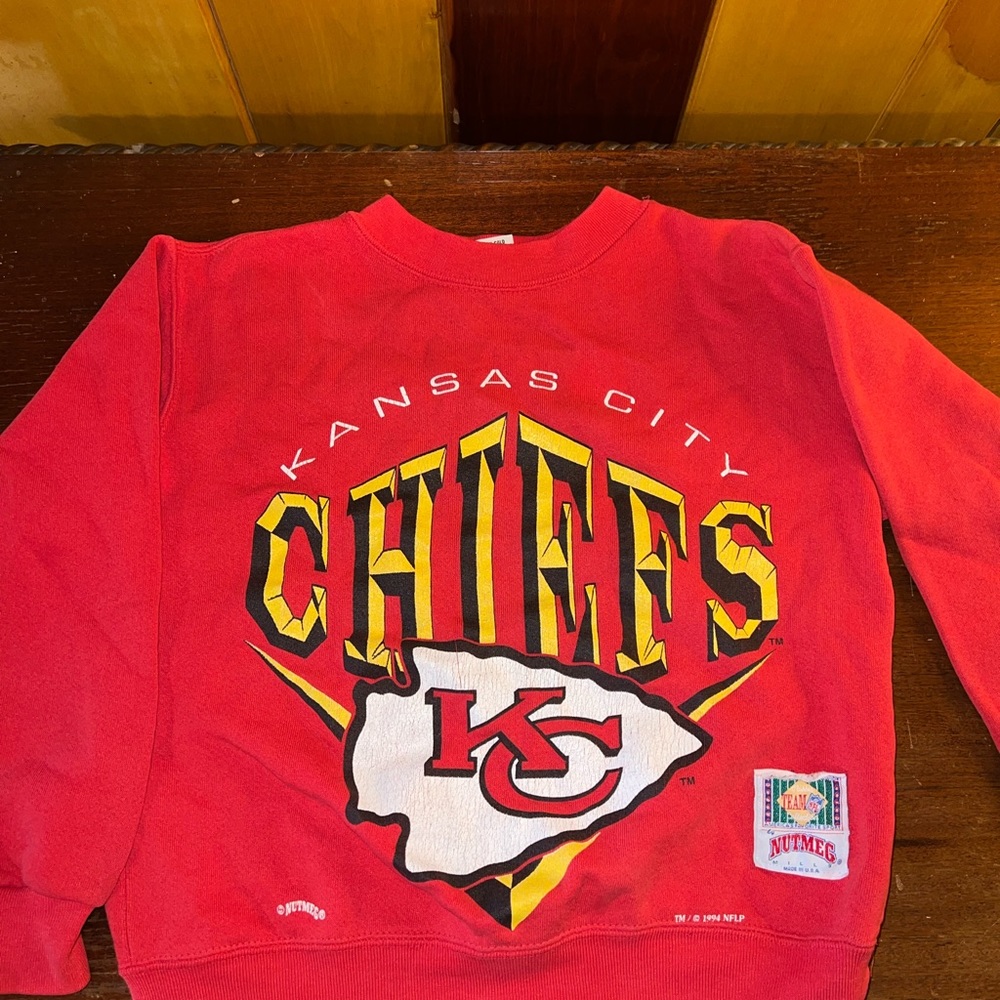 Kids Vintage Chiefs Sweatshirt